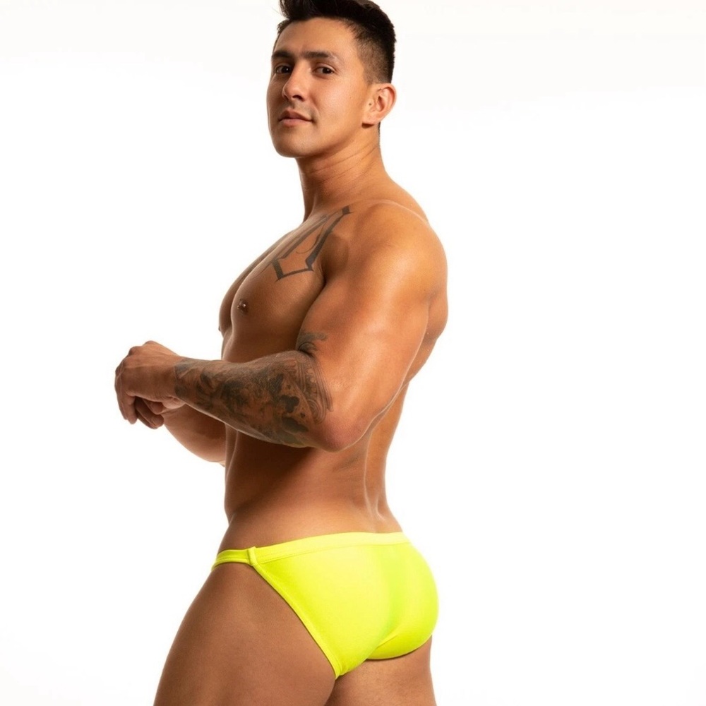 N2N BODYWEAR Neon Yellow Celebration Bikini Swimsuit - Picture 4 of 11